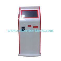 touch screen Multimedia Kiosks With cash acceptor , A4 printer smart Government kiosk