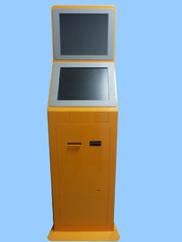 Bill Payment Touch Screen Kiosk Freestanding 19" LCD Screen With Thermal Printer