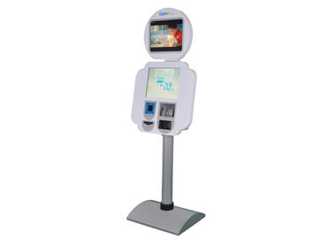 Robot Shape Multimedia Kiosks , Bar-code Scanner And Telephone S802