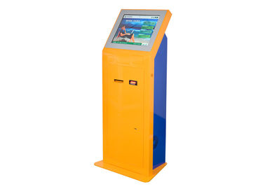 Bill Payment Touch Screen Kiosk Freestanding 19" LCD Screen With Thermal Printer