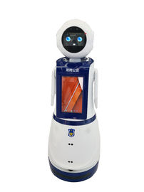 Police Robot Touch Screen Kiosk 4G LTE Enabled For Assisting Regular Work
